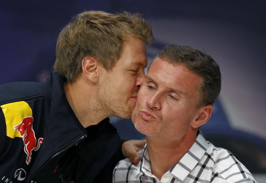 Sebastian Vettel e David Coulthard (Reuters)