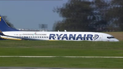 Greve na Ryanair e Groundlink com adesão a rondar 90% - TVI
