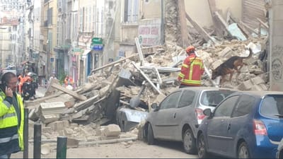 Dois edifícios ruíram no centro de Marselha - TVI