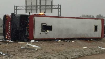 Acidente com autocarro faz dois mortos e 44 feridos nos EUA - TVI