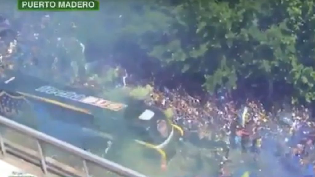 A saída da Bombonera do Boca Juniors