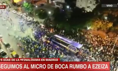 VÍDEO: incrível despedida dos adeptos do Boca antes de rumar a Madrid - TVI