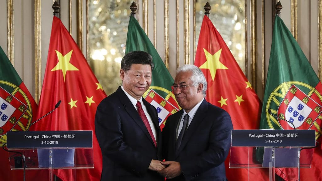 Xi JInping e António Costa