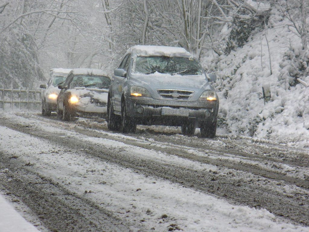 Condução sob neve