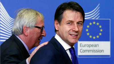Itália chega a acordo com Bruxelas e escapa a procedimento por défice excessivo - TVI