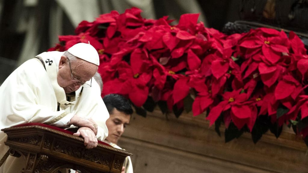 Papa Francisco na homilia de Natal