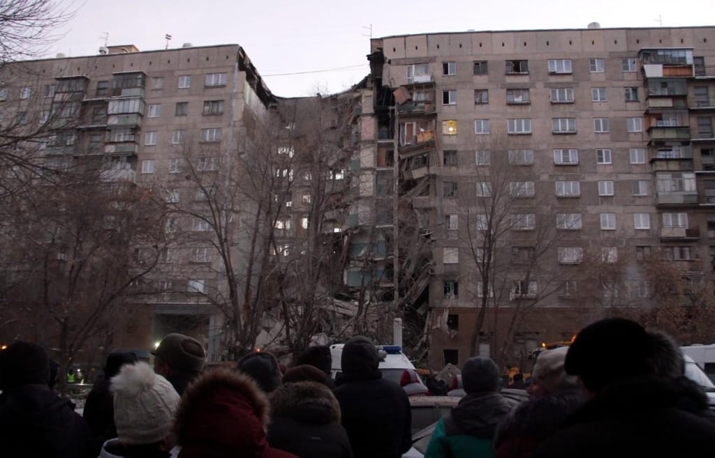 Explosão em prédio em Magnitogorsk