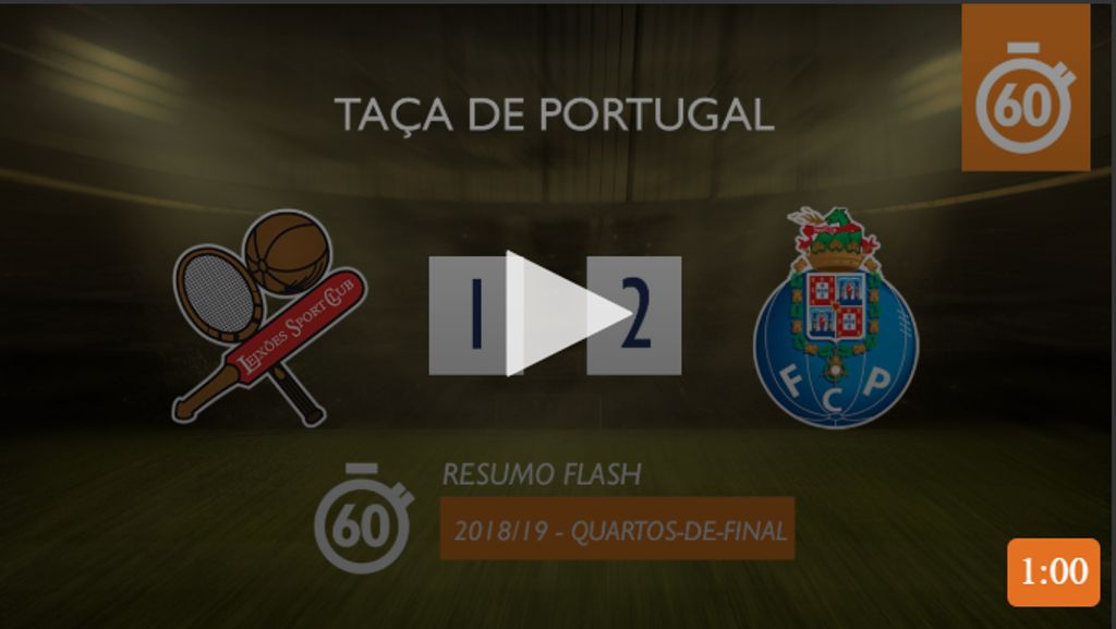 FC Porto bateu Leixões no prolongamento