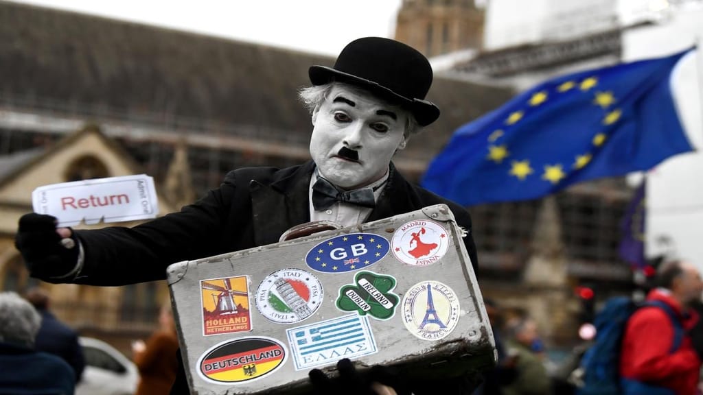 Protesto pela continuidade do Reino Unido na União Europeia