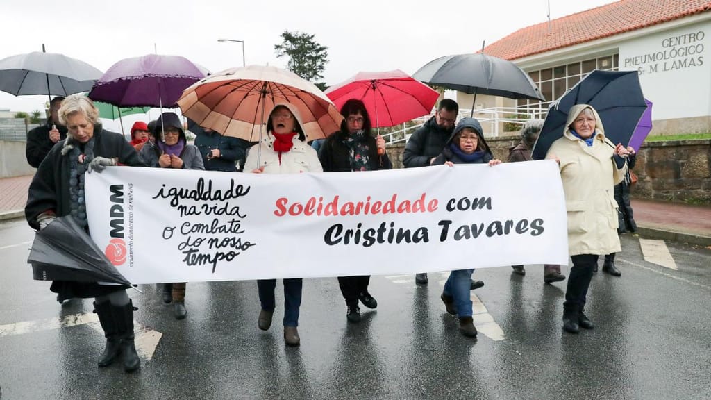 Marcha solidária contra despedimento em Santa Maria da Feira