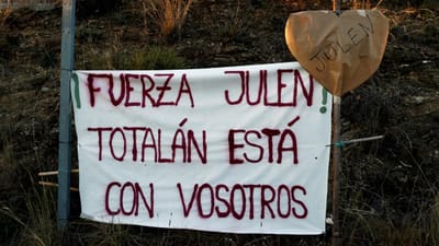 Málaga: já foram perfurados 20 metros do túnel para resgatar Julen - TVI