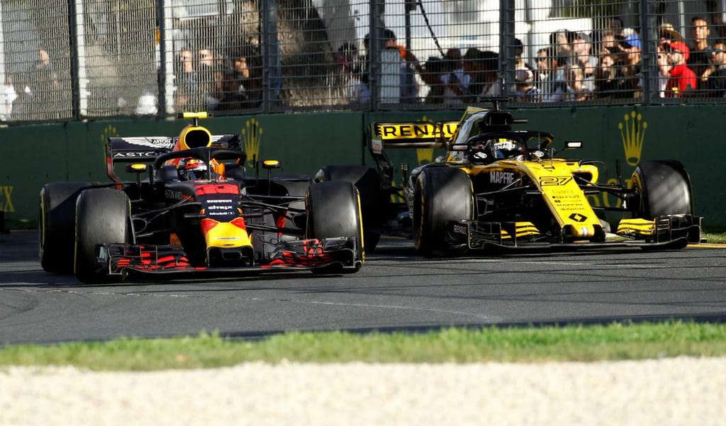 Max Verstappen e Nico Hulkenberg (Reuters)