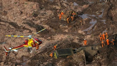 Sobe para 40 número de mortos após rotura de barragem no Brasil - TVI
