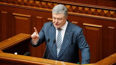 Poroshenko diz que Ucrânia tem de aderir à UE e NATO para evitar expansionismo russo - TVI