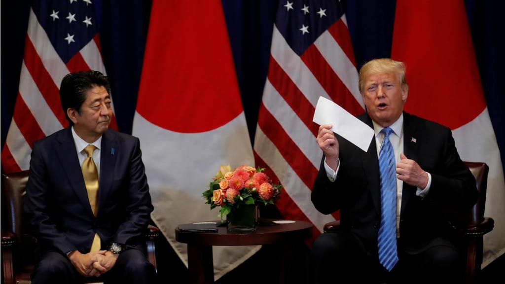 Shinzo Abe e Donald Trump