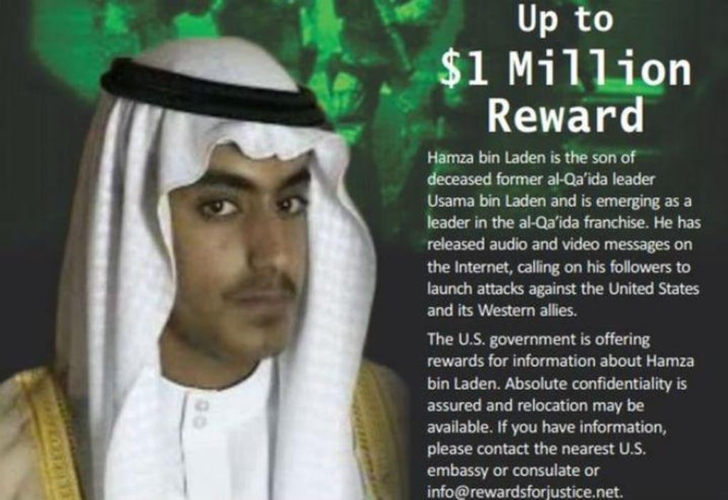 EUA oferecem um milhão por informações sobre filho de Osama Bin Laden