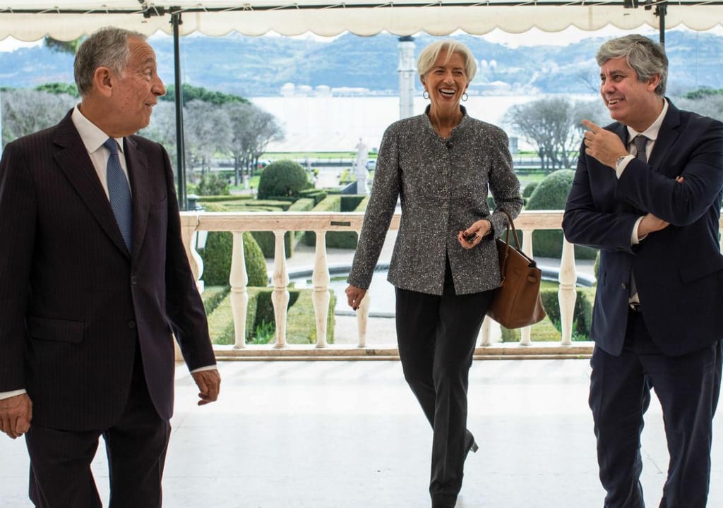 Conselho de Estado -  Marcelo Rebelo de Sousa, Christine Lagarde e Mário Centeno