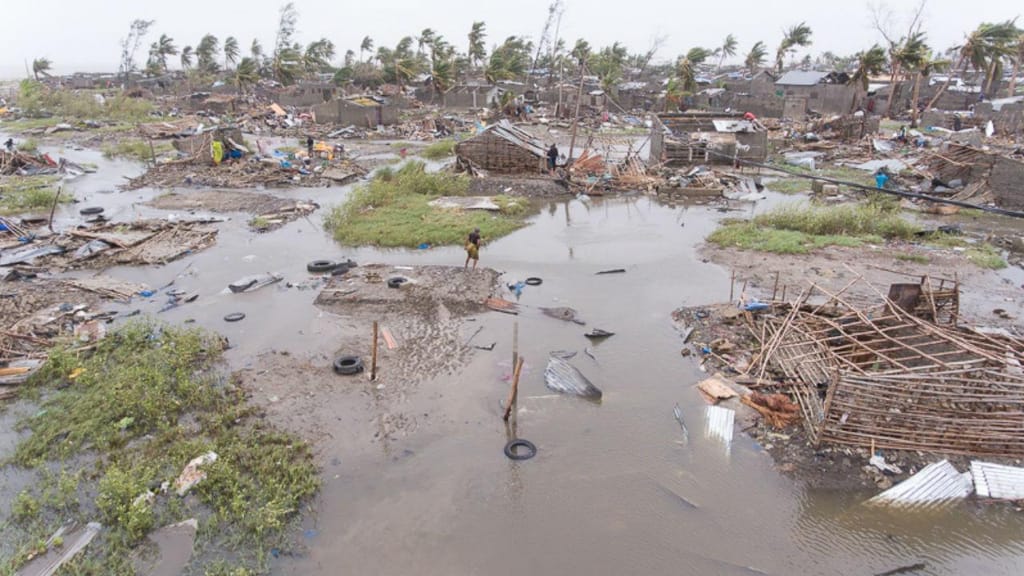 Estragos causados pelo ciclone Idai na Beira