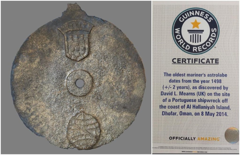 Astrolábio mais antigo identificado pelo Guinness Book