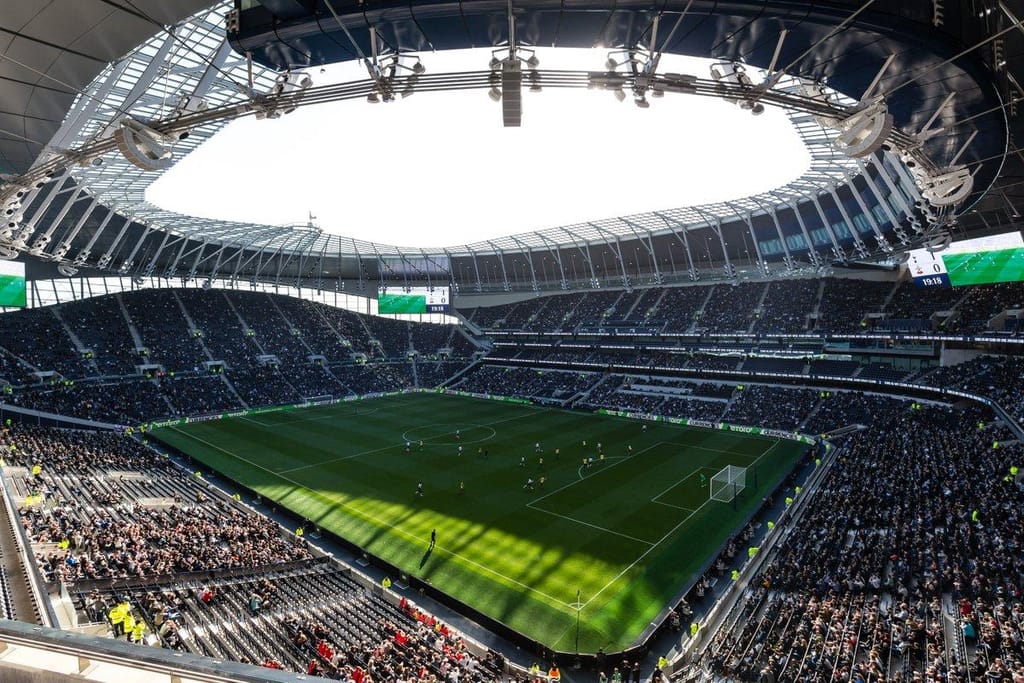 Tottenham inaugura novo estádio (twitter Tottenham)