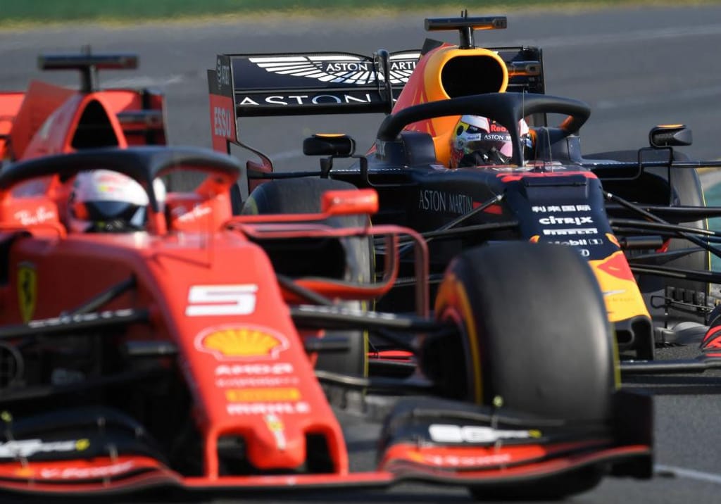 Vettel e Verstappen (Reuters)