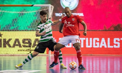 Futsal: bis de Guitta, vitória na Luz e Sporting adianta-se na final - TVI