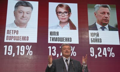 Comediante ucraniano vai disputar 2ª volta das presidenciais com Poroshenko - TVI