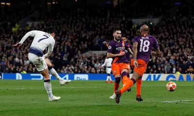Champions: Son abate Man. City e dá vantagem ao Tottenham - TVI