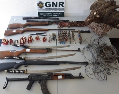Suspeito de caça ilegal tinha Kalashnikov em casa - TVI