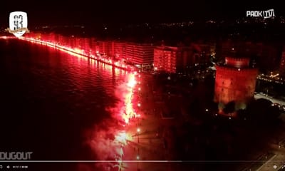 Uma cidade em chamas: os incríveis festejos do PAOK - TVI