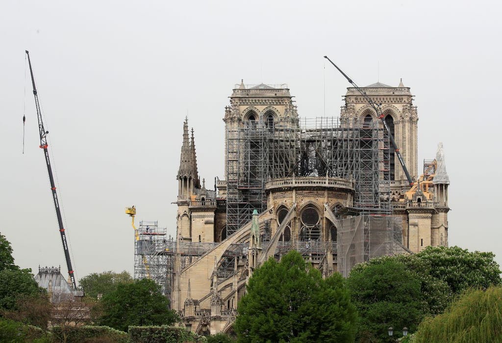Arrancam os trabalhos na Catedral de Notre-Dame