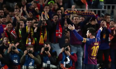 Messi: «Não estamos habituados a jogar assim» - TVI