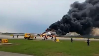 Pelo menos 13 mortos em avião que se incendiou na Rússia - TVI