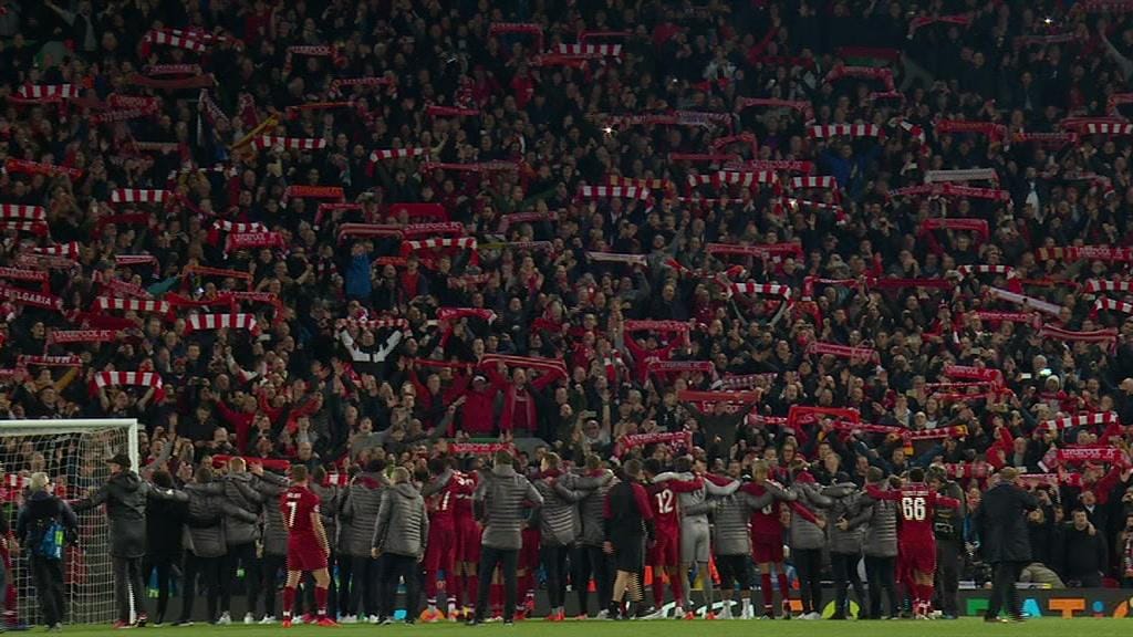 Liverpool na final da Champions: a festa incrível