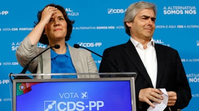 Cristas nega crise e transmite a Marcelo "entusiasmo" em melhorar votação do CDS - TVI
