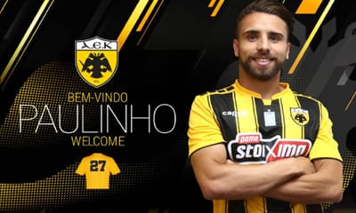 OFICIAL: Paulinho confirmado no AEK com contrato até 2021 - TVI