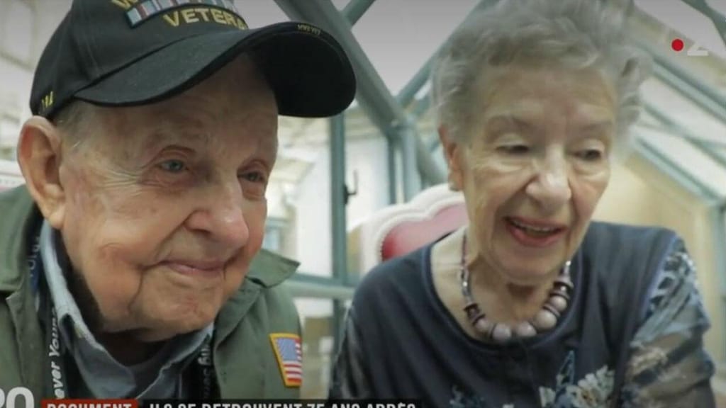 Casal separado pela guerra volta a reencontrar-se 75 anos depois