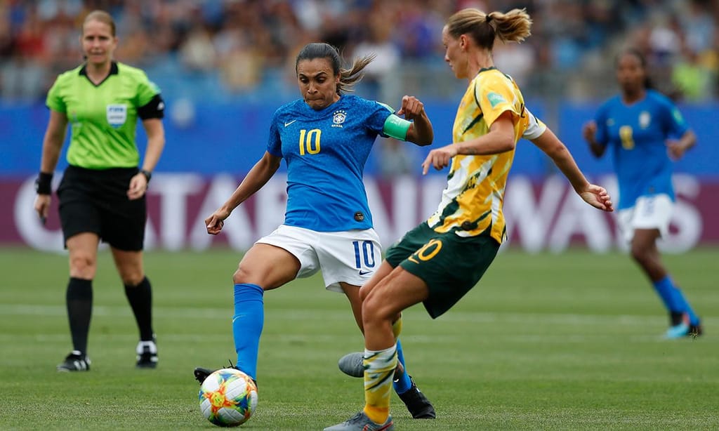 Futebol feminino: Austrália-Brasil 