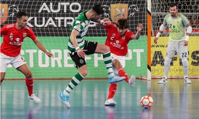 Futsal: Sporting e Benfica goleiam - TVI