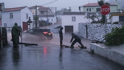 Mau tempo: Proteção Civil alerta para chuva intensa nos Açores - TVI