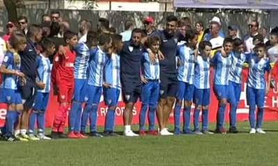 VÍDEO: miúdos do Málaga param jogo com o Sporting por causa dos pais - TVI