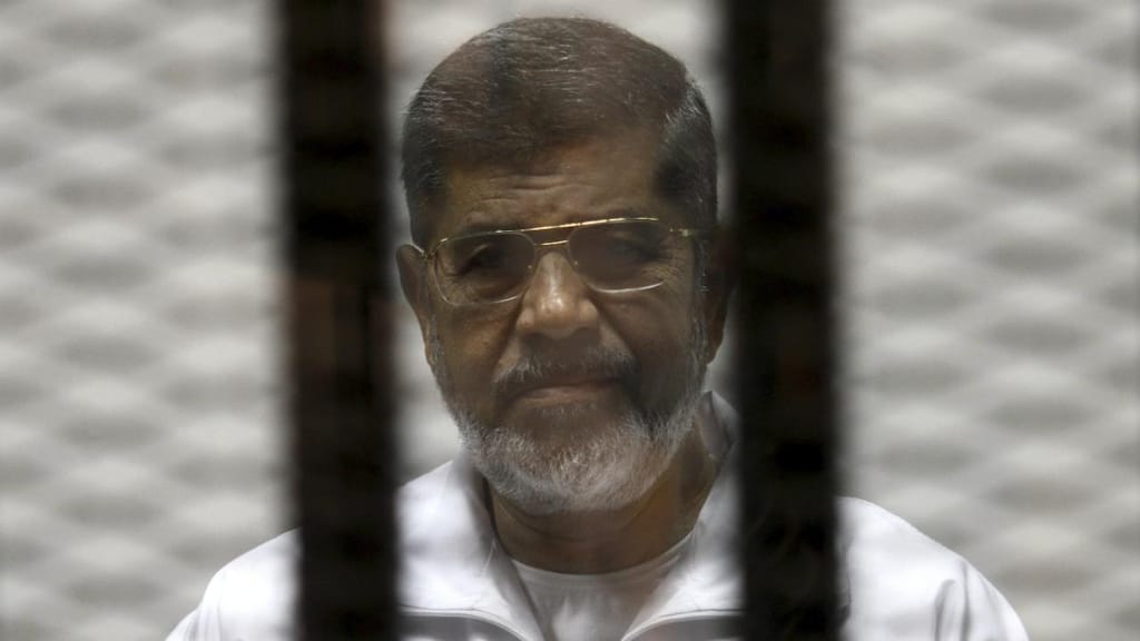 O ex-presidente do Egipto Mohamed Morsi