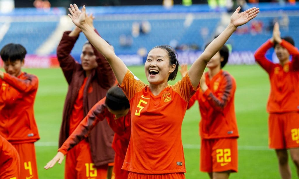 China apurada no Mundial feminino (EPA)