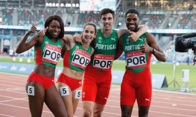 Jogos Europeus: Portugal vence bronze em estafeta mista 4x400m - TVI