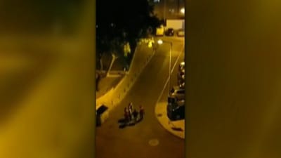 Notícia TVI: imagens de vídeo amador de um multibanco assaltado em Loures - TVI