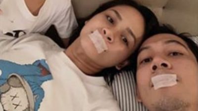 Cantora usa fita adesiva na boca para dormir e "obriga" marido e filho a fazer o mesmo - TVI