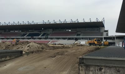 Gil Vicente: obras arrancaram, estádio pronto para o FC Porto (FOTO) - TVI