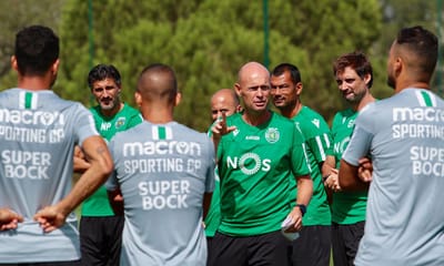 Sporting já treinou em Alcochete: Rosier, Camacho e Ristovski no relvado - TVI