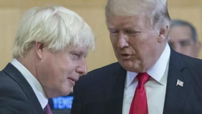 Brexit: Trump diz que Johnson é "o homem certo" - TVI