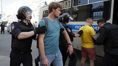 Moscovo: mais de 500 detidos em protesto não autorizado - TVI